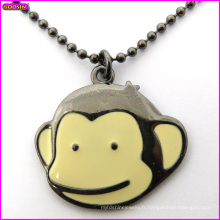 Tag de logo fait à la main Banana Chippy a Jolly Monkey Necklace (16654)